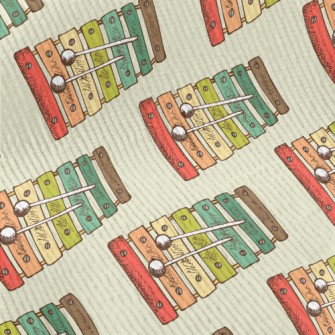 Cute Colorful Xylophone Standard Corduroy