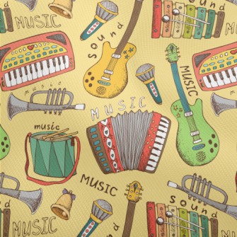 Colorful And Beautiful Musical Dobby