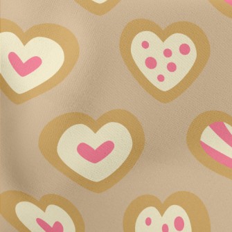 Heart Shaped Cookies Stretch Ponte