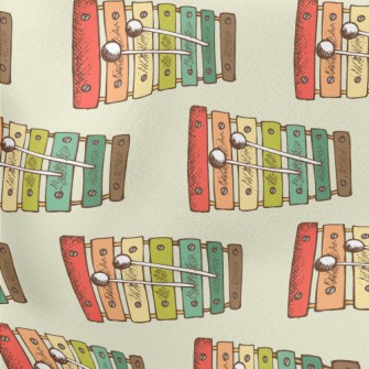Cute Colorful Xylophone Stretch Ponte