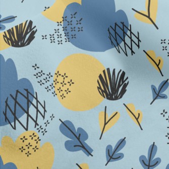 Line Color Block Flowers And P Micro Fleece