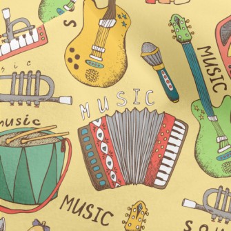 Colorful And Beautiful Musical Micro Fleece