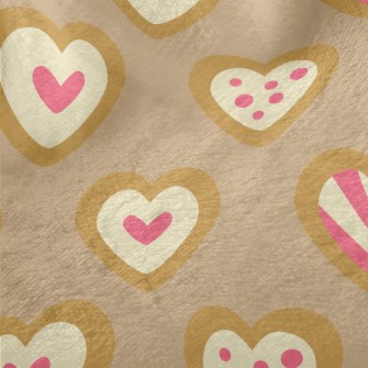 Heart Shaped Cookies Minky