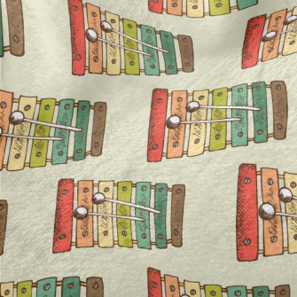 Cute Colorful Xylophone Minky