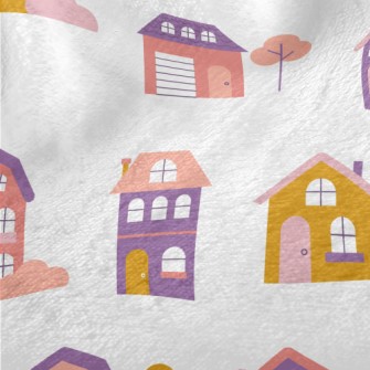 Fantasy Fairy Tale House Minky