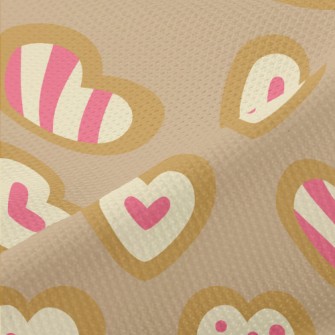 Heart Shaped Cookies Piqué