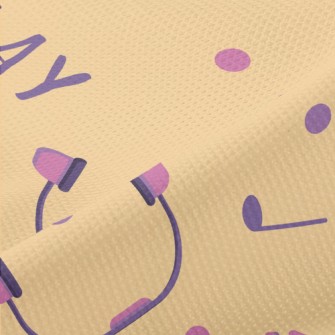 Colorful Trendy Headphones Piqué