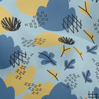 Line Color Block Flowers And P Lightweight Performance Linen