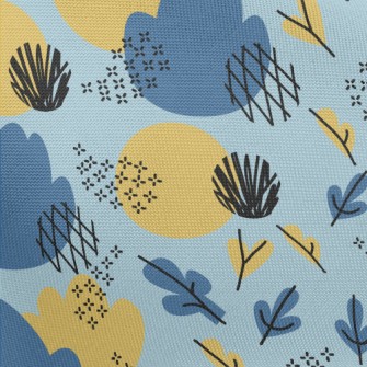 Line Color Block Flowers And P Pongee