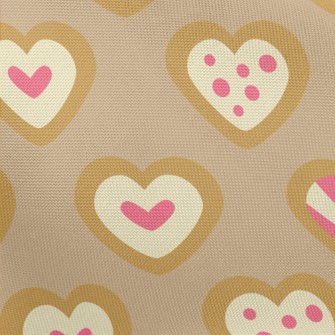 Heart Shaped Cookies Pongee