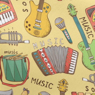 Colorful And Beautiful Musical Pongee