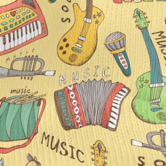 Colorful And Beautiful Musical Stretch Jersey