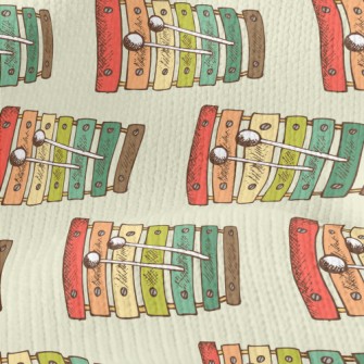Cute Colorful Xylophone Stretch Jersey