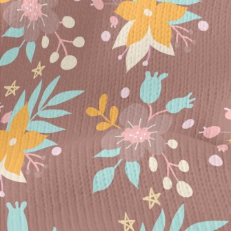 Bright Flowers And Grass Stretch Jersey