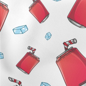 Ice Cold Carbonated Cola Lightweight Cotton Poplin