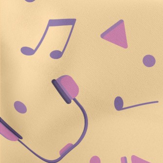 Colorful Trendy Headphones Lightweight Cotton Poplin