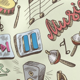 Happy Music Instruments Lightweight Cotton Poplin