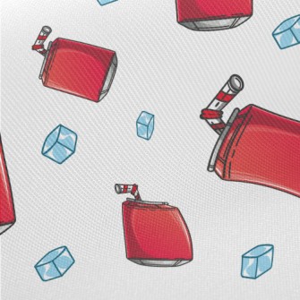 Ice Cold Carbonated Cola Midweight Cotton Poplin