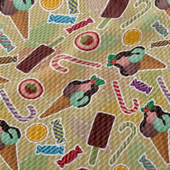 Fruit Popsicle Ice Cream Birdseye Piqué