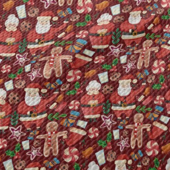 Santa Claus Birdseye Piqué