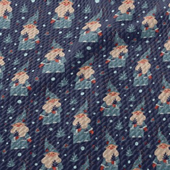 Friendly Christmas Elf Birdseye Piqué