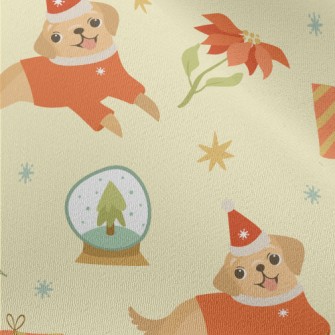 Red Sweater Puppy Chiffon