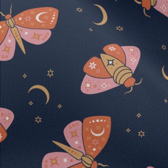 Mysterious Pattern Moth Chiffon