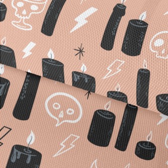 Halloween Black Candle Waterproof Oxford