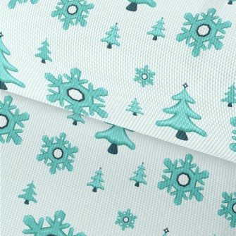 Falling Snowflakes Christmas T Waterproof Oxford