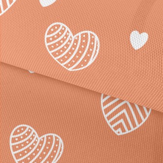 Cute Line Love Heart Waterproof Oxford