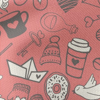 Warm Wool Hat And Gloves Waterproof Canvas