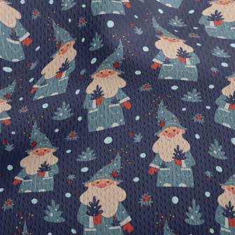 Friendly Christmas Elf Athletic Mesh Flat Back