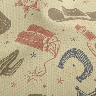 Cowboy Hat Dynamite Athletic Mesh Flat Back