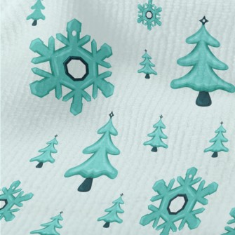 Falling Snowflakes Christmas T Terry