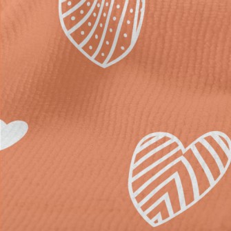Cute Line Love Heart Terry