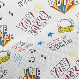 I Love Rock Music Performance Linen