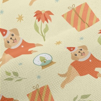 Red Sweater Puppy Performance Linen