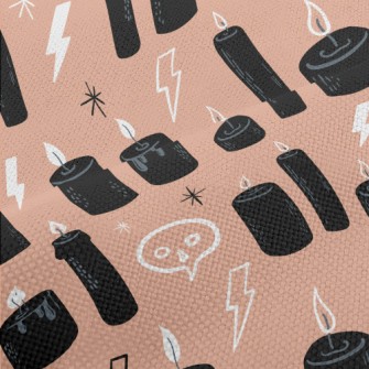 Halloween Black Candle Performance Linen