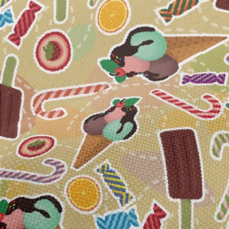 Fruit Popsicle Ice Cream Performance Linen