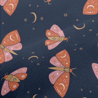 Mysterious Pattern Moth Performance Linen