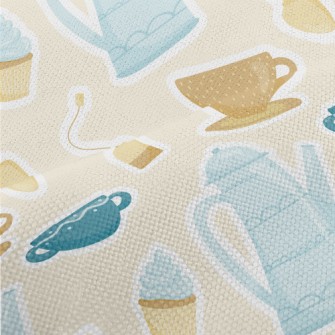 Elegant Tea Set Performance Linen