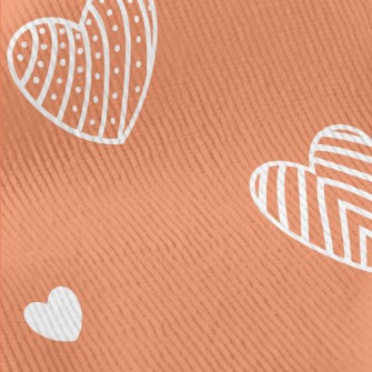 Cute Line Love Heart Standard Corduroy