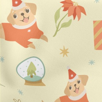 Red Sweater Puppy Stretch Ponte