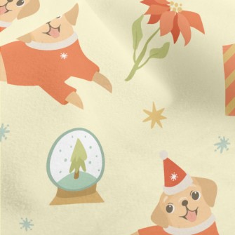 Red Sweater Puppy Micro Fleece