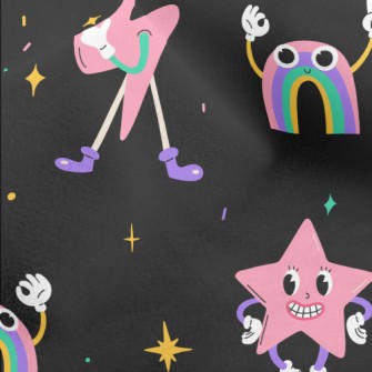 Funny Little Pattern Micro Fleece
