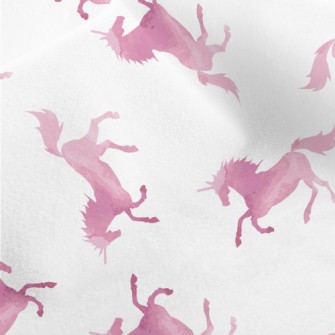 Pink Gradient Unicorn Micro Fleece