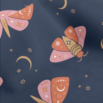 Mysterious Pattern Moth Micro Fleece