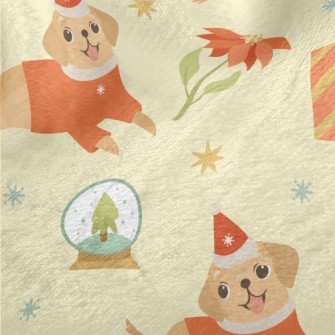 Red Sweater Puppy Minky