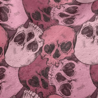 Stacked Skulls Minky