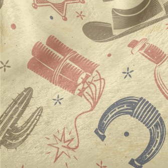 Cowboy Hat Dynamite Minky